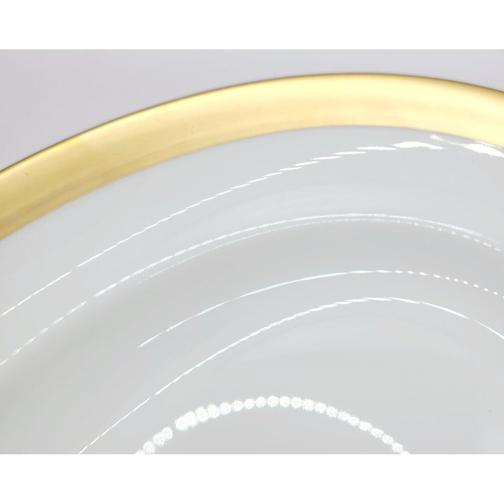 Wedgwood Satine Gold Oval Dish Platter Tray 14 Inch NWT - Picture 2 of 9